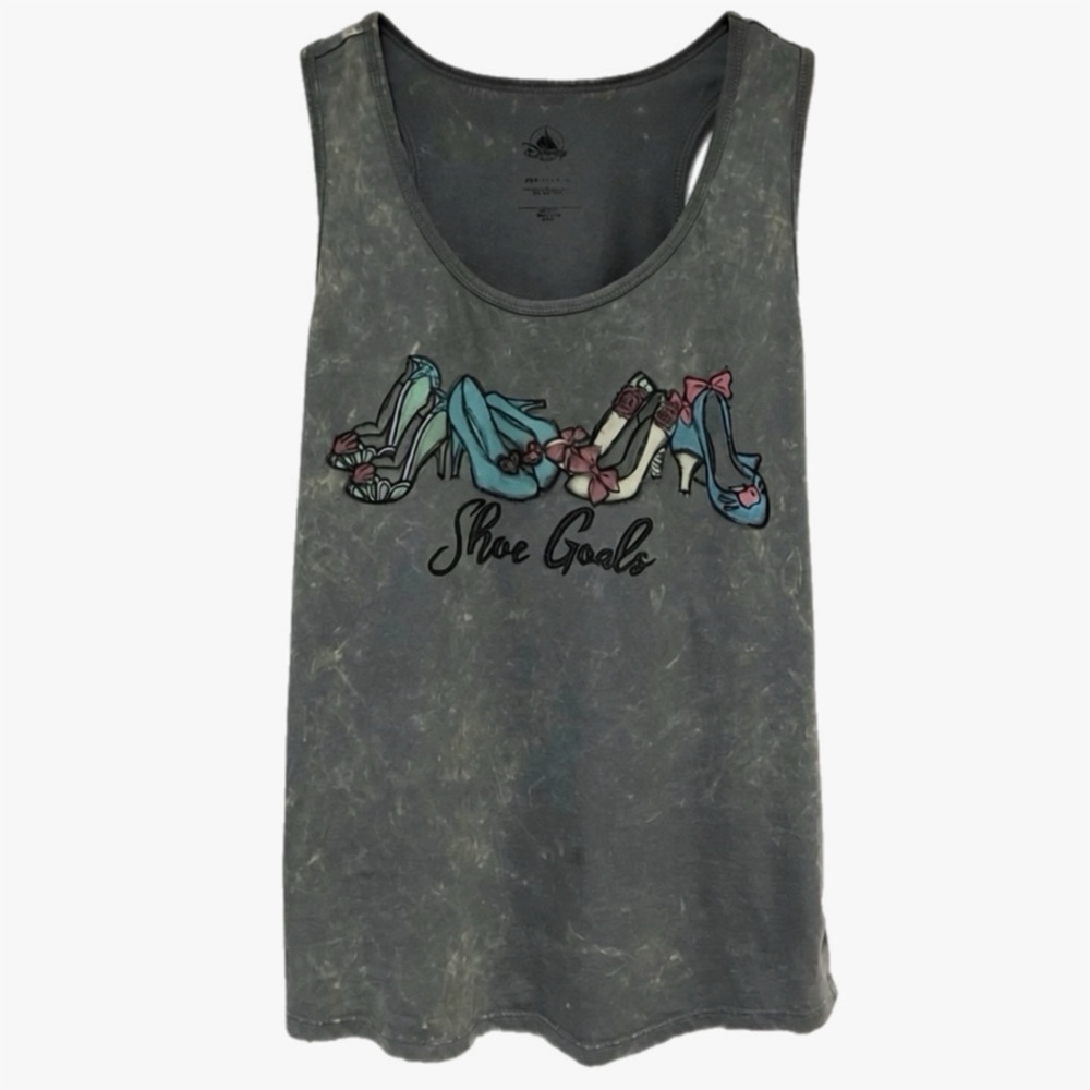 Disney Princess Shoe Goals Tie Dye Tank Sz S